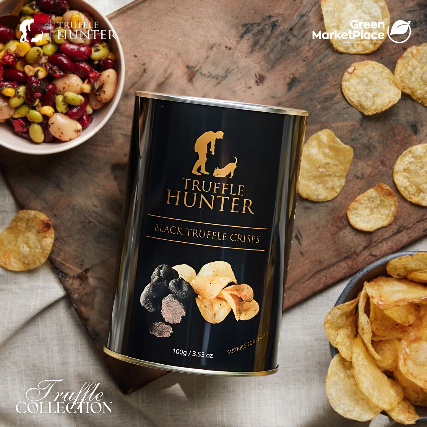 Truffle Hunter Black Truffle Crisps