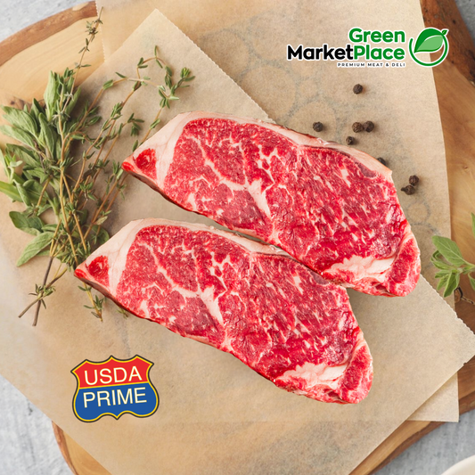 USDA Black Angus Striploin Steak Prime Grade (New York Strip)